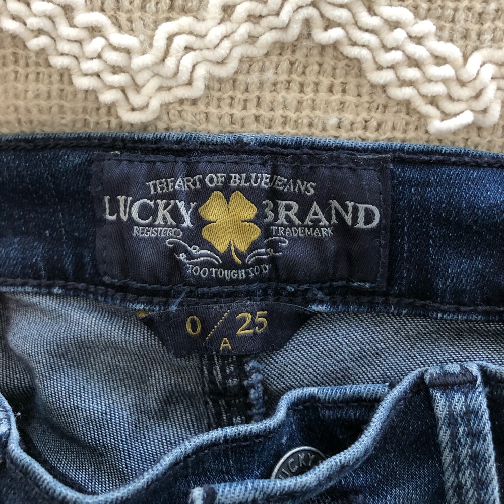 Lucky Brand Ripped skinny jeans